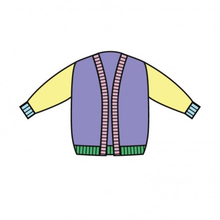 Knitted lilas 'LOLI' vest