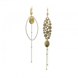 boucles d'oreille Flocon