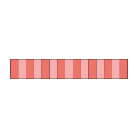 Corail|dragée 'DUO' scarf