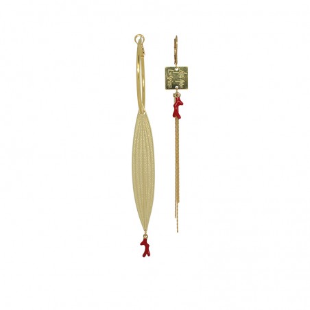 Creole 'ALMOND 01' earrings
