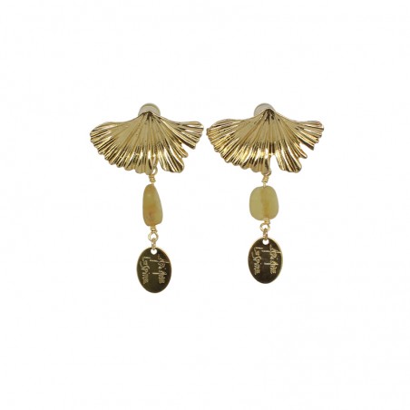 Boucles d'oreille GINKGA 01