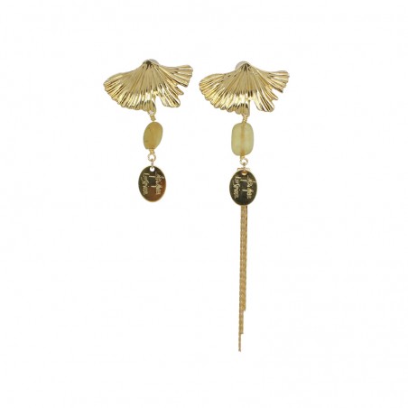 Boucles d'oreille GINKGA 02