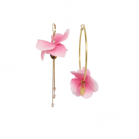Pink 'Fleur tissu' creole...