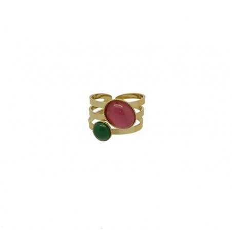 Bague "CLEO 03" Vieux rose