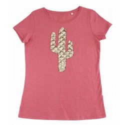 t-shirt Cactus cranberry