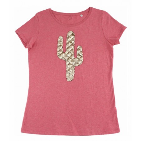 t-shirt Cactus cranberry