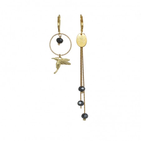 Boucles d'oreille COLIBRI -...