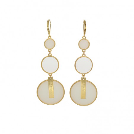 WHITE 'KARDI 06' earrings