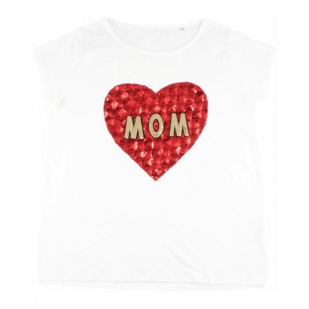 t-shirt MOM blanc en lin