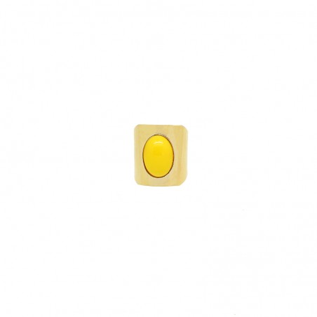 YELLOW 'CLEO 04' ring