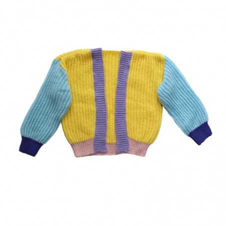 Knitted jaune 'LOLI' vest