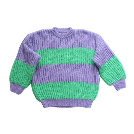 Knitted lilas|pistache...