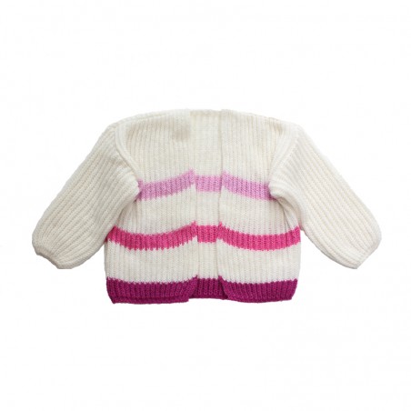 Knitted fuchsia 'CAMA' vest