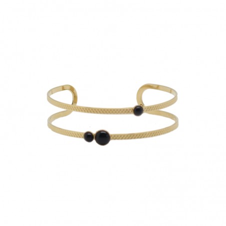 'CLEO 04' black bracelet