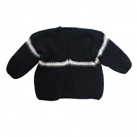 Knitted noir 'MILI' vest