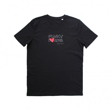 T-shirt FUNKY LOVERS NOIR MAT