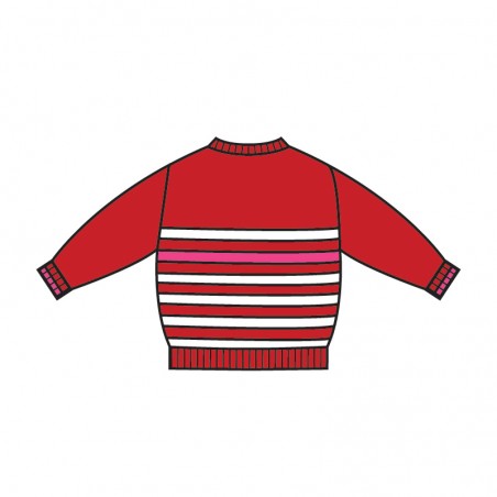 Rouge 'CORTO' pullover