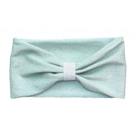 green water color headband